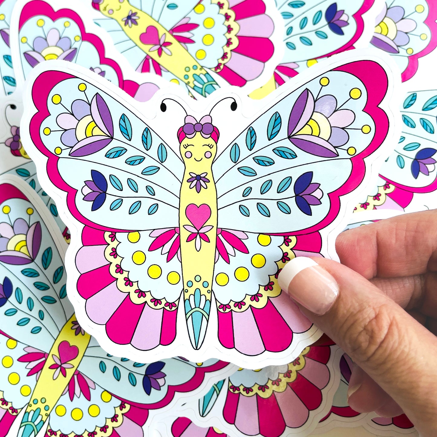 Butterfly Vinyl sticker - Loubiblu