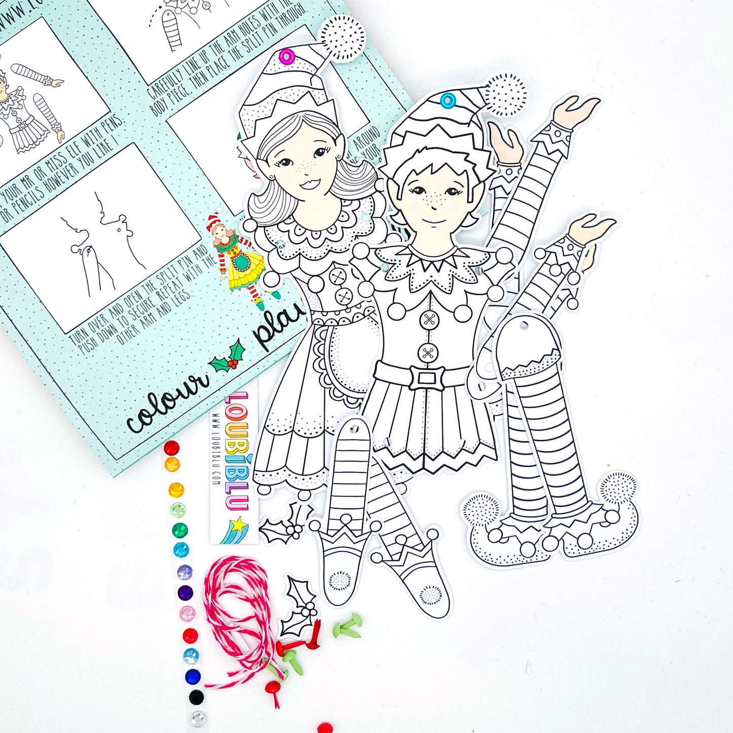 Elf Colouring Kit