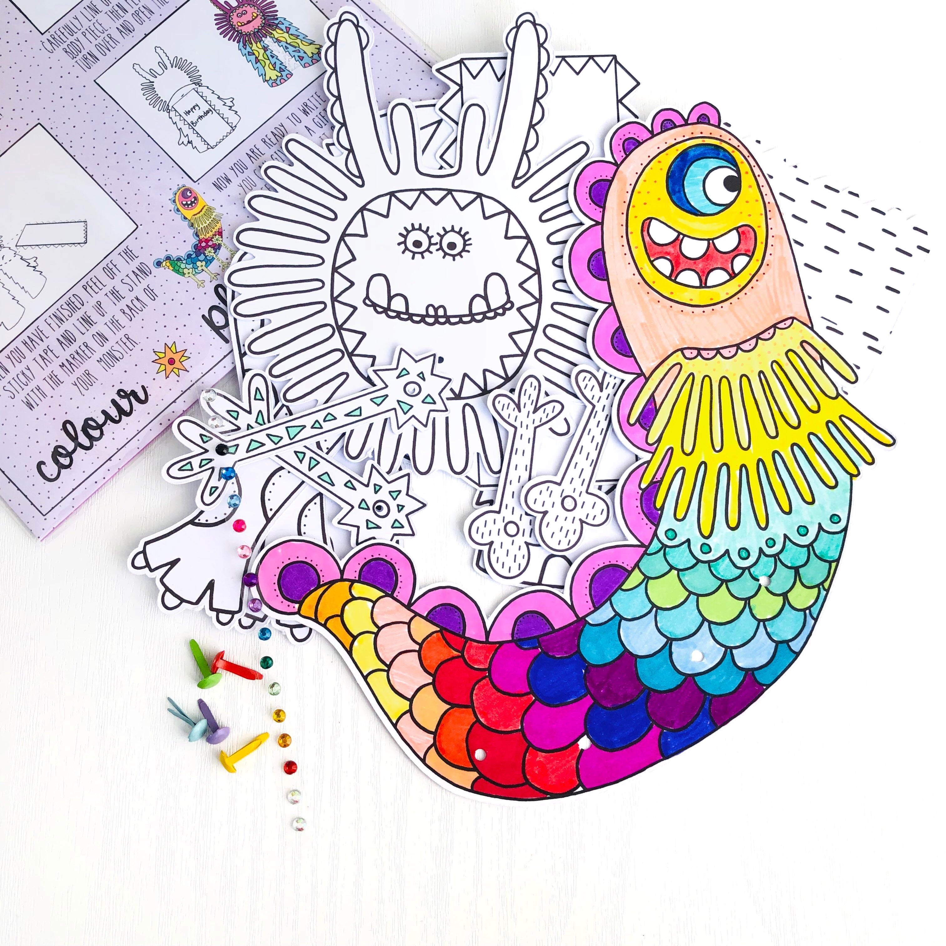 Monster easy Craft - Loubiblu