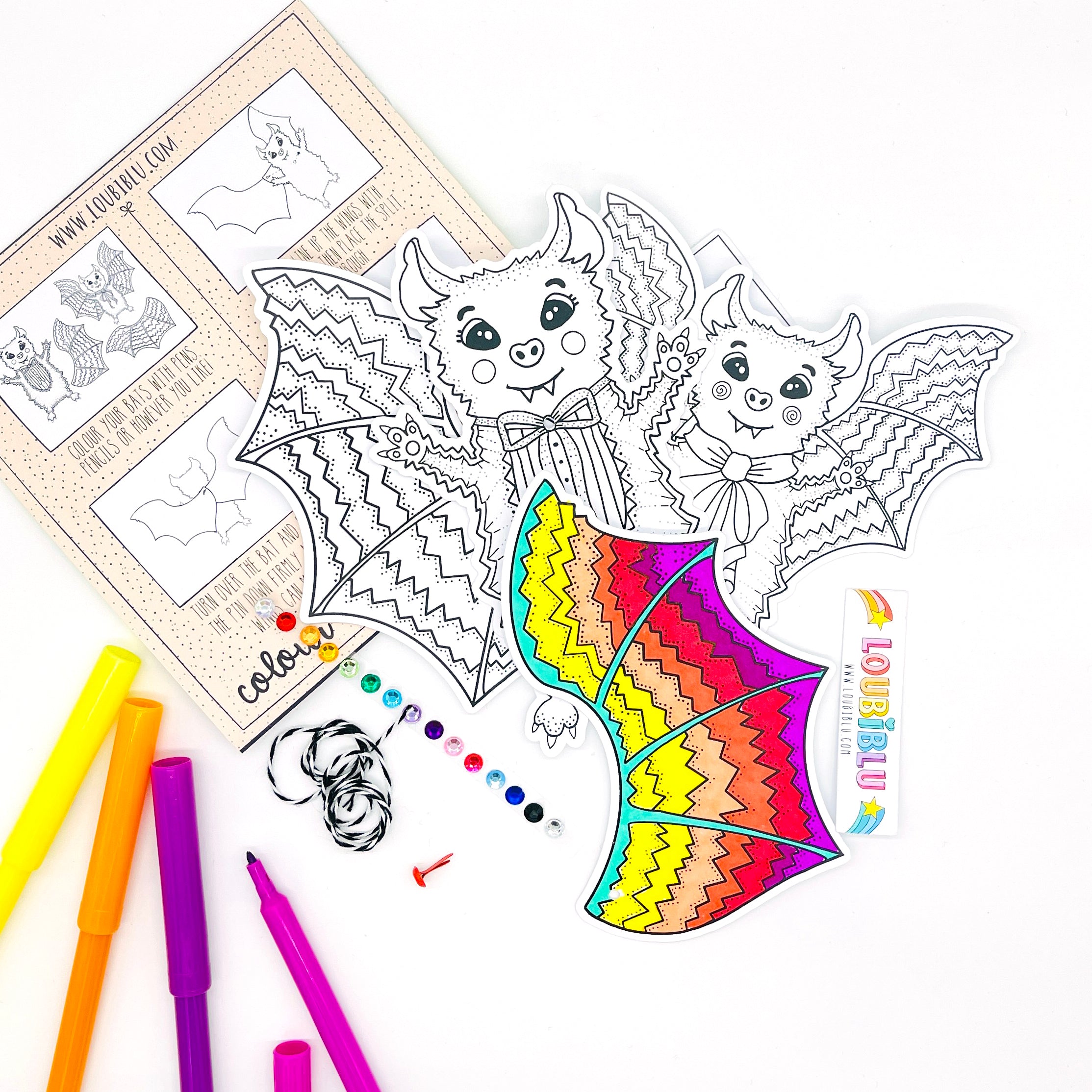 Bat Halloween craft