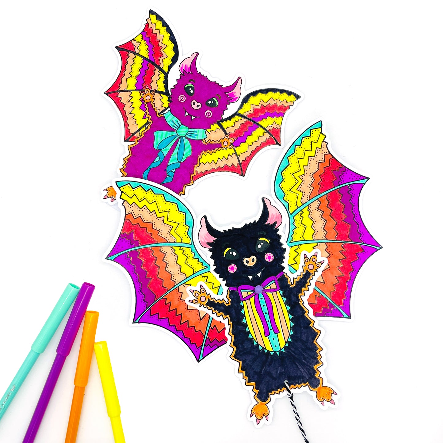 Bat Halloween craft