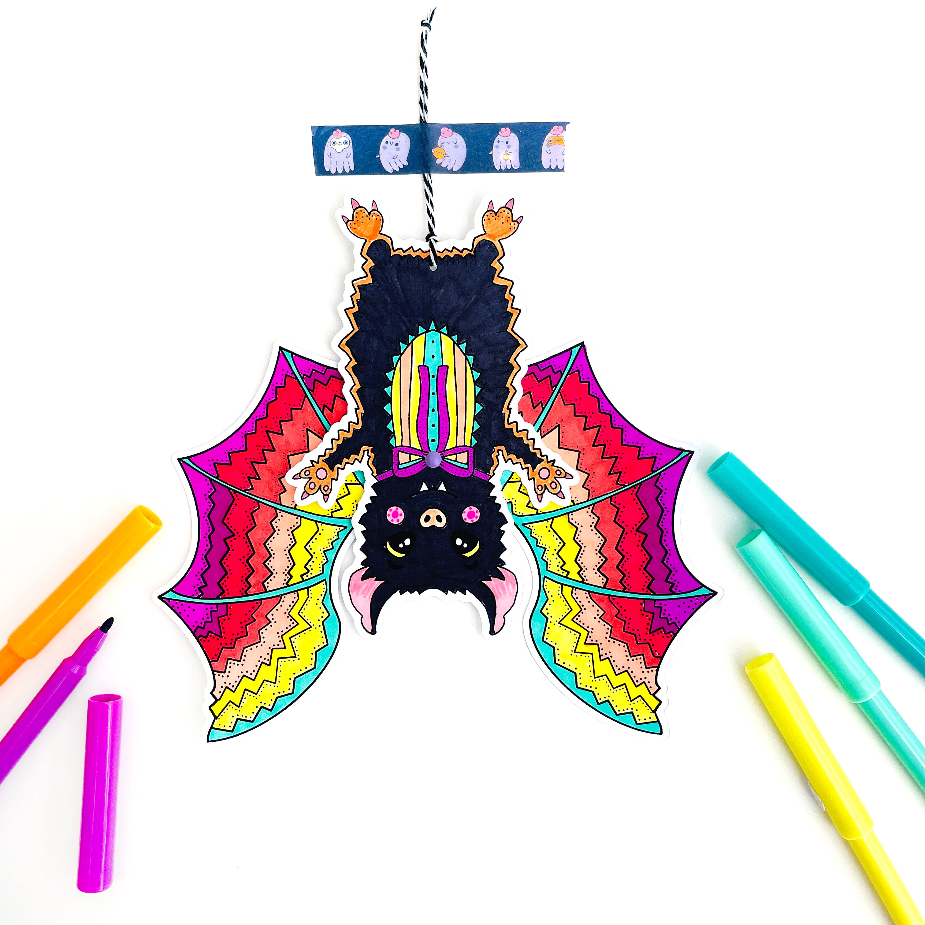 Bat Halloween craft