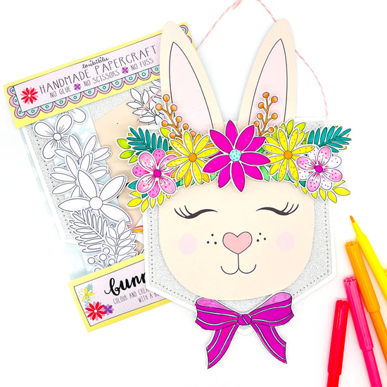 Whimsical rabbit craft - Loubiblu