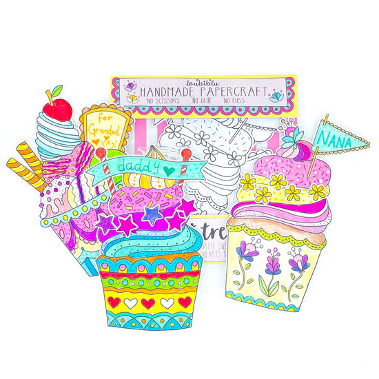 cupcake craft for kids - Loubiblu