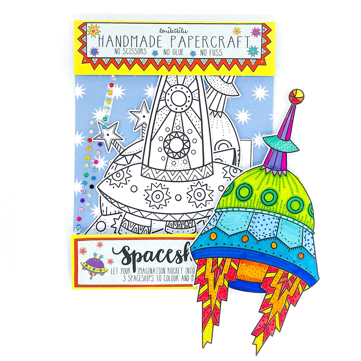 Spaceship colouring  - Loubiblu