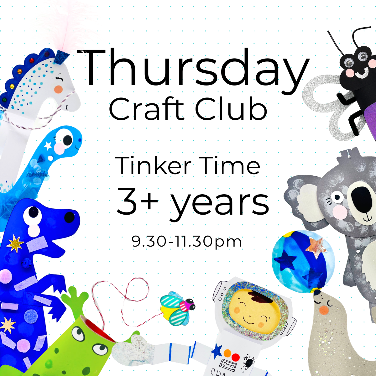 THURSDAY Craft Club 3+ - Loubiblu