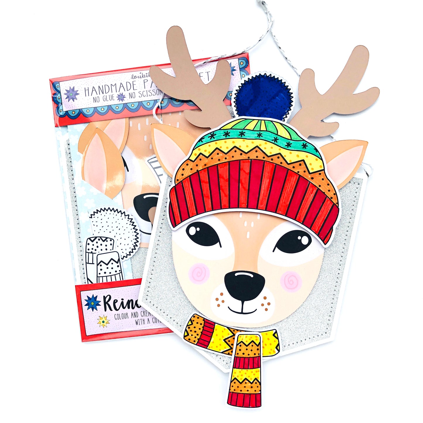 Reindeer Bobble hat Banner