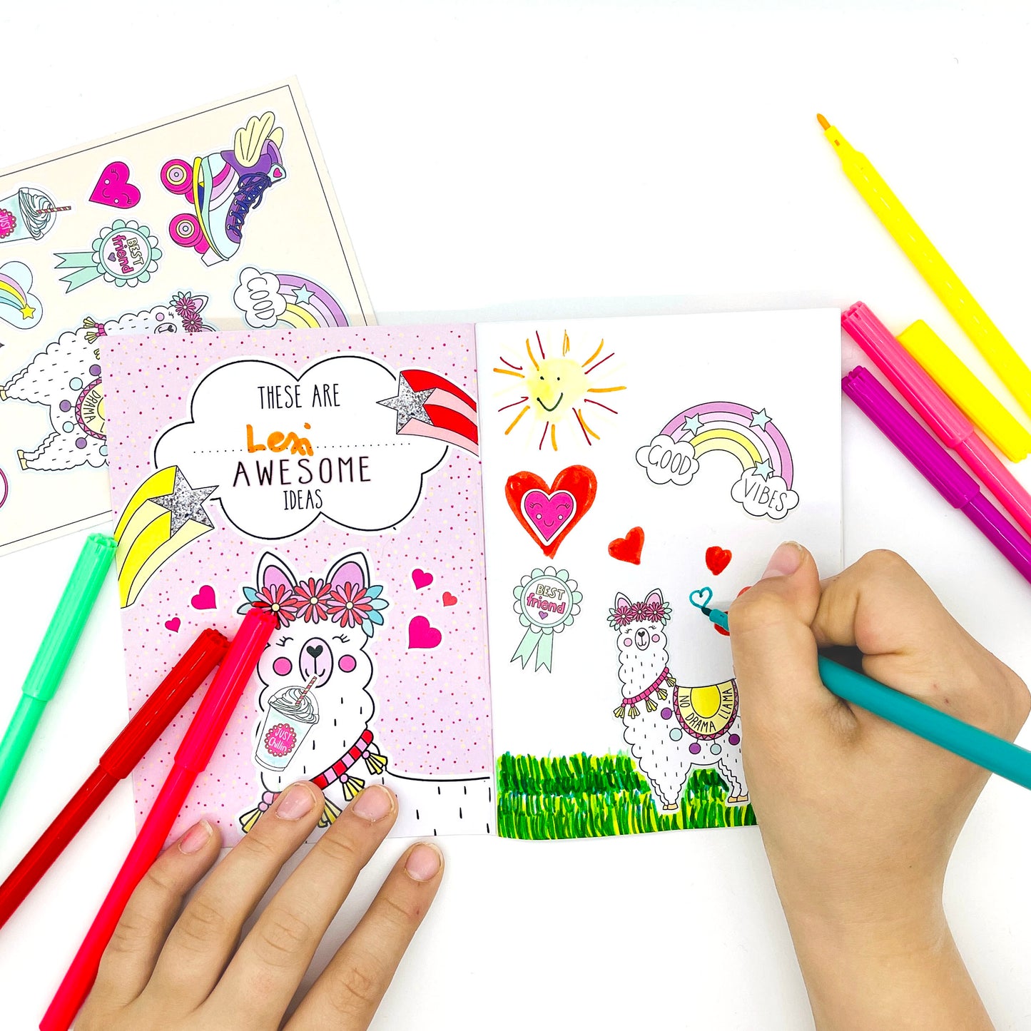 colouring notebook for kids - Loubiblu
