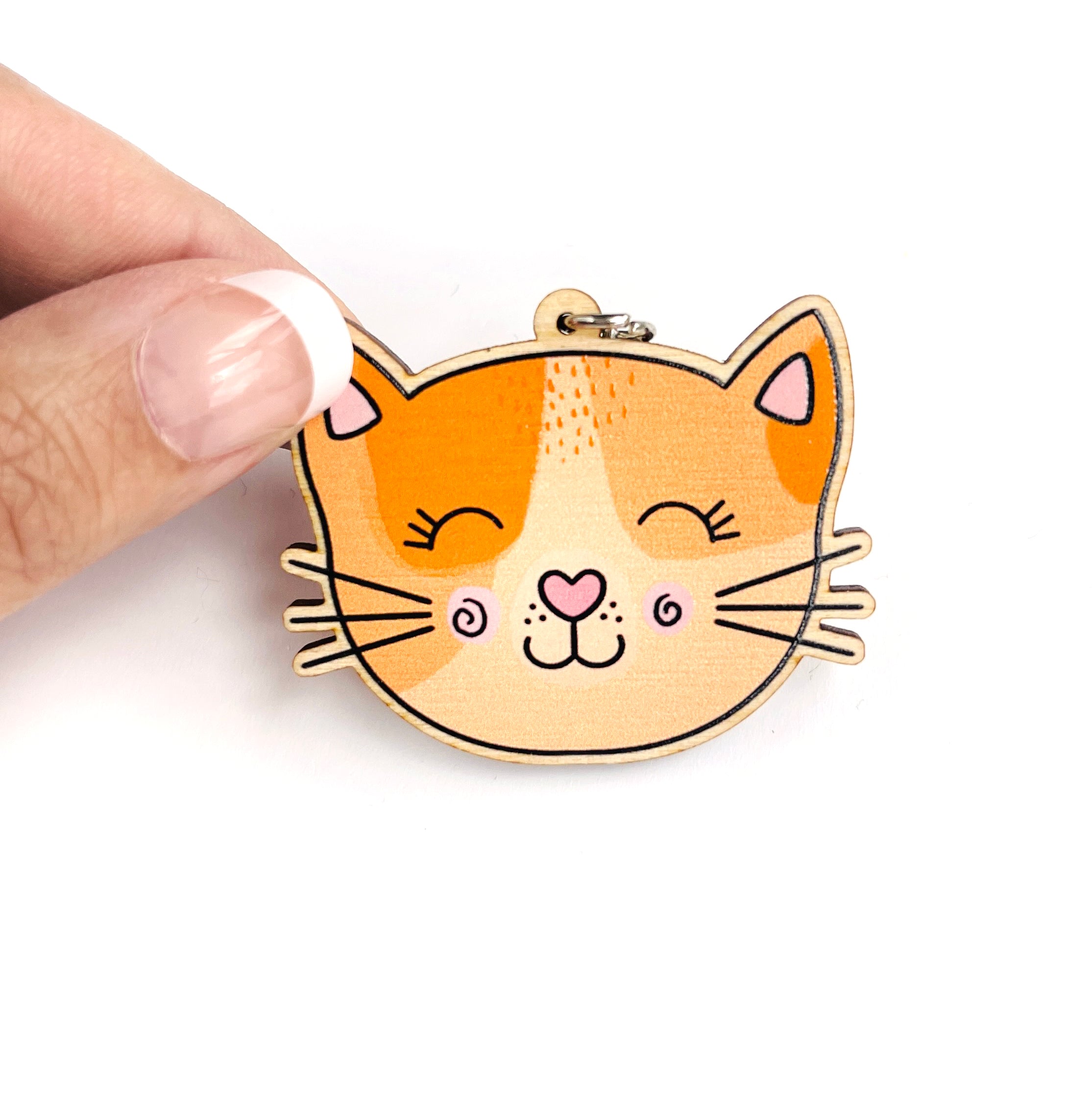 ginger Cat Keyring - Loubiblu