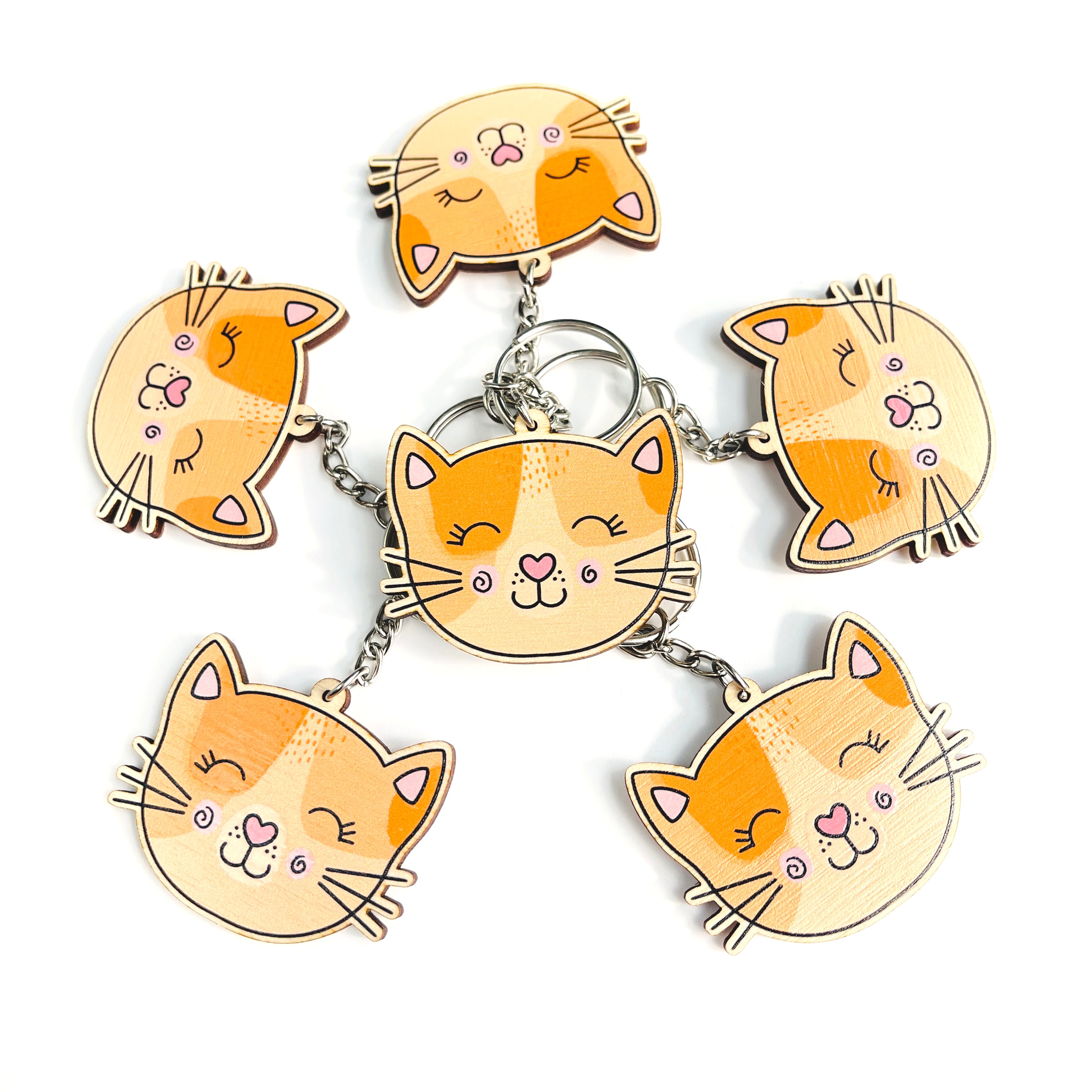 kids cat keyring - Loubiblu