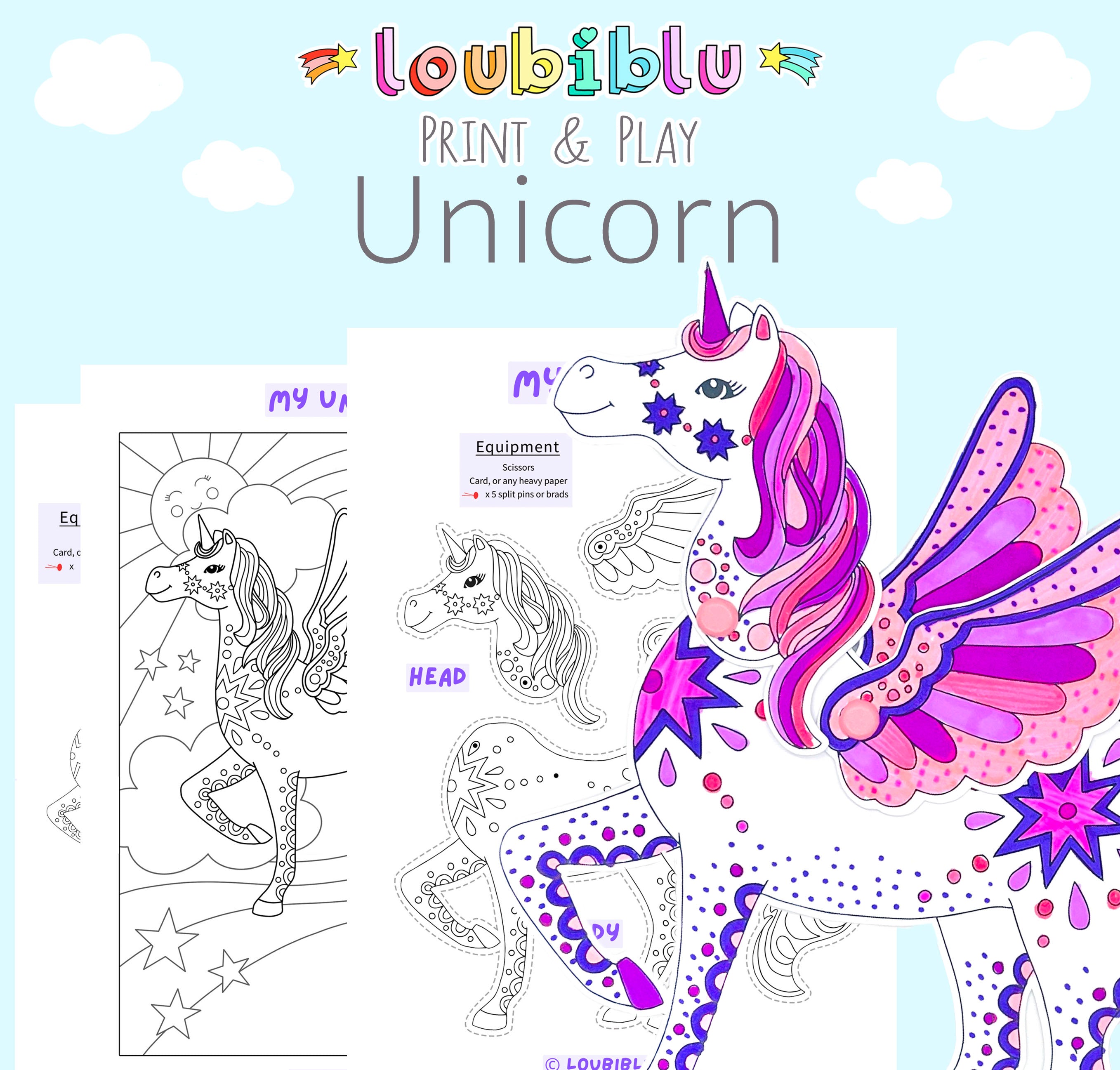 Digital unicorn craft download