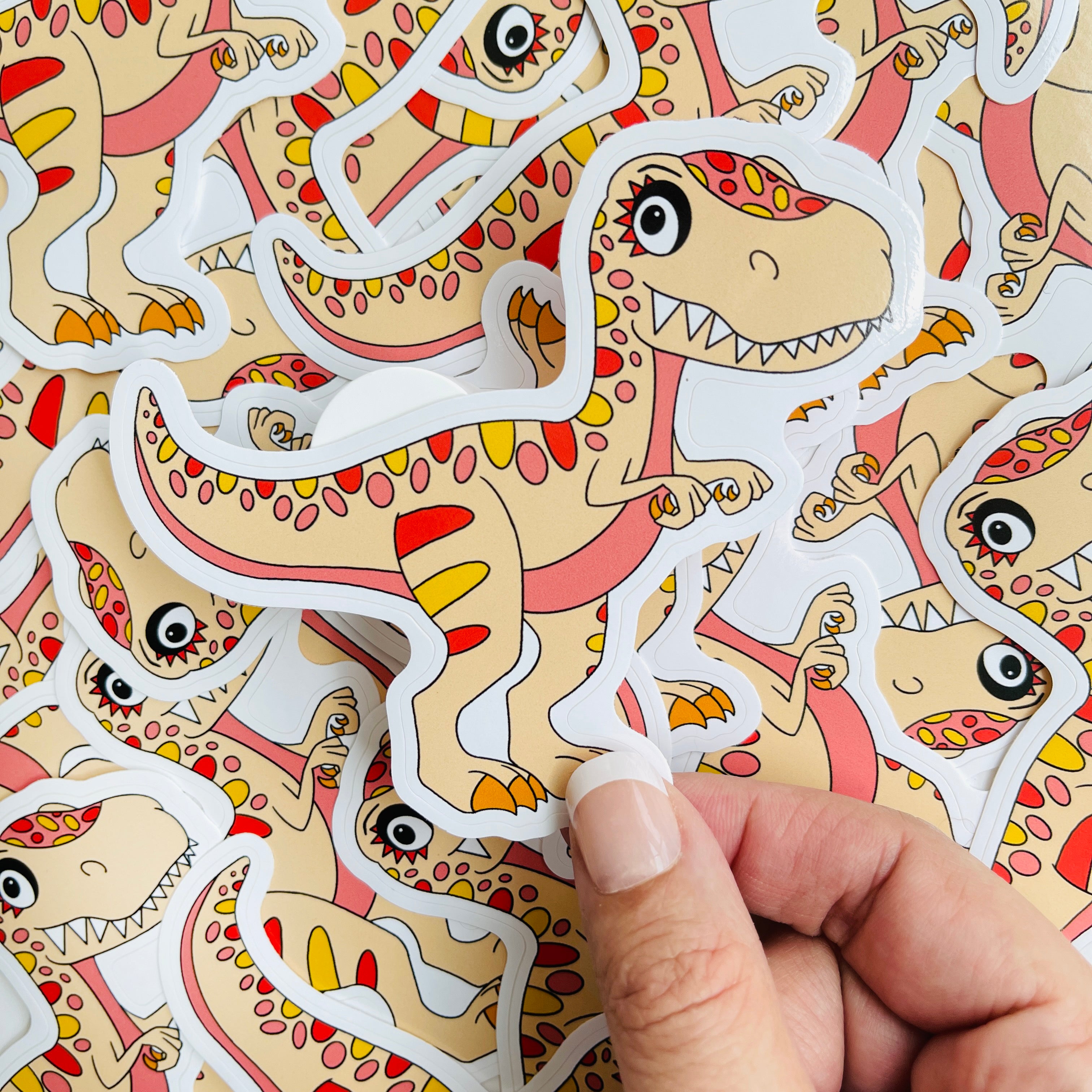 T- Rex Dinosaur Sticker - Loubiblu