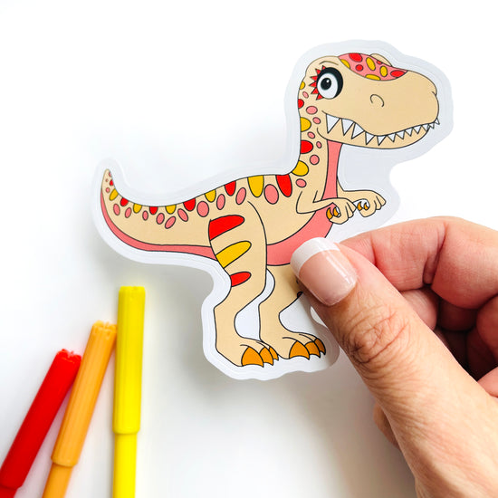 Load image into Gallery viewer, T- Rex Dino Sticker - Loubiblu
