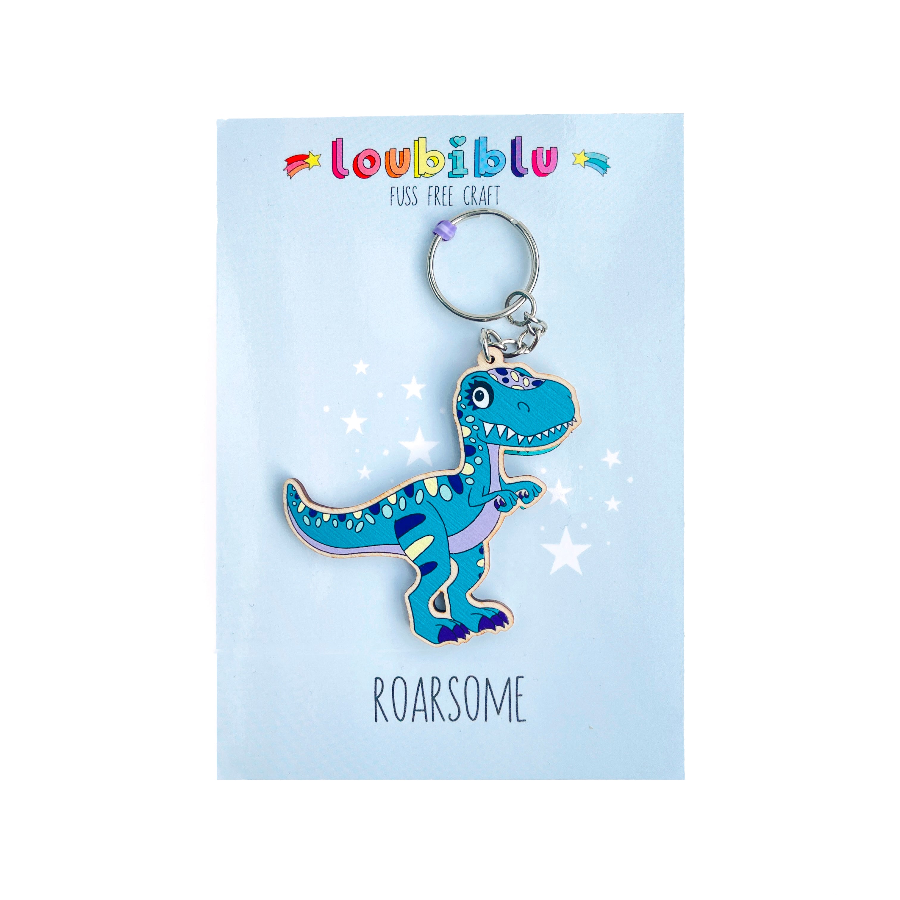 Dinosaur keyring