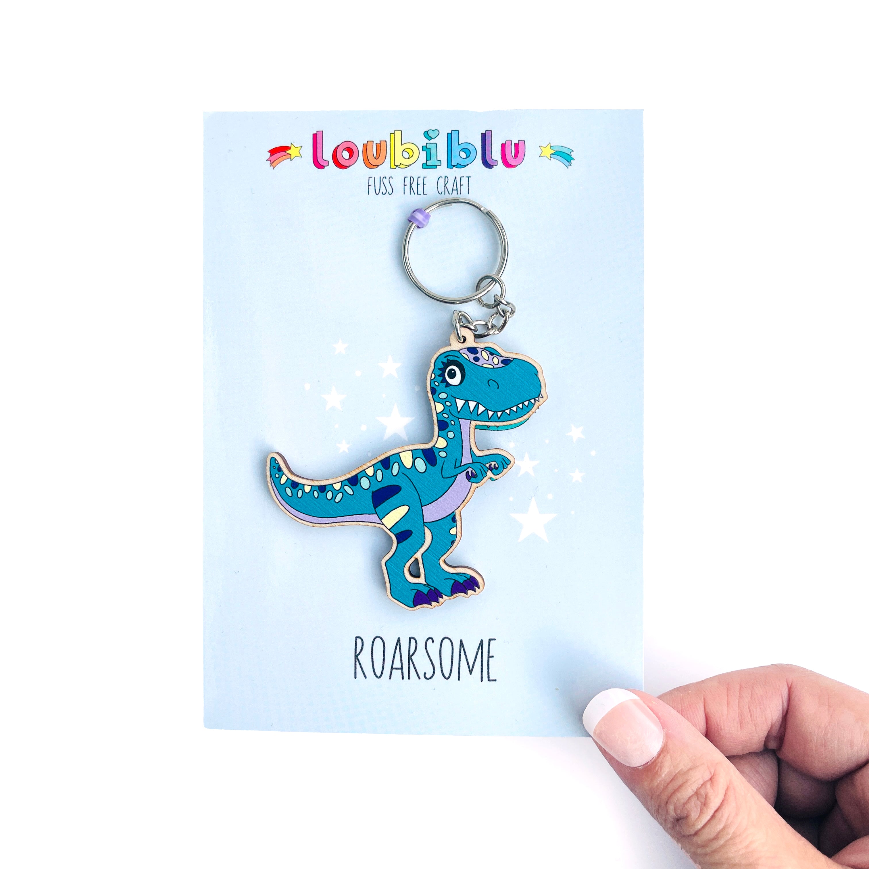 Dinosaur keyring