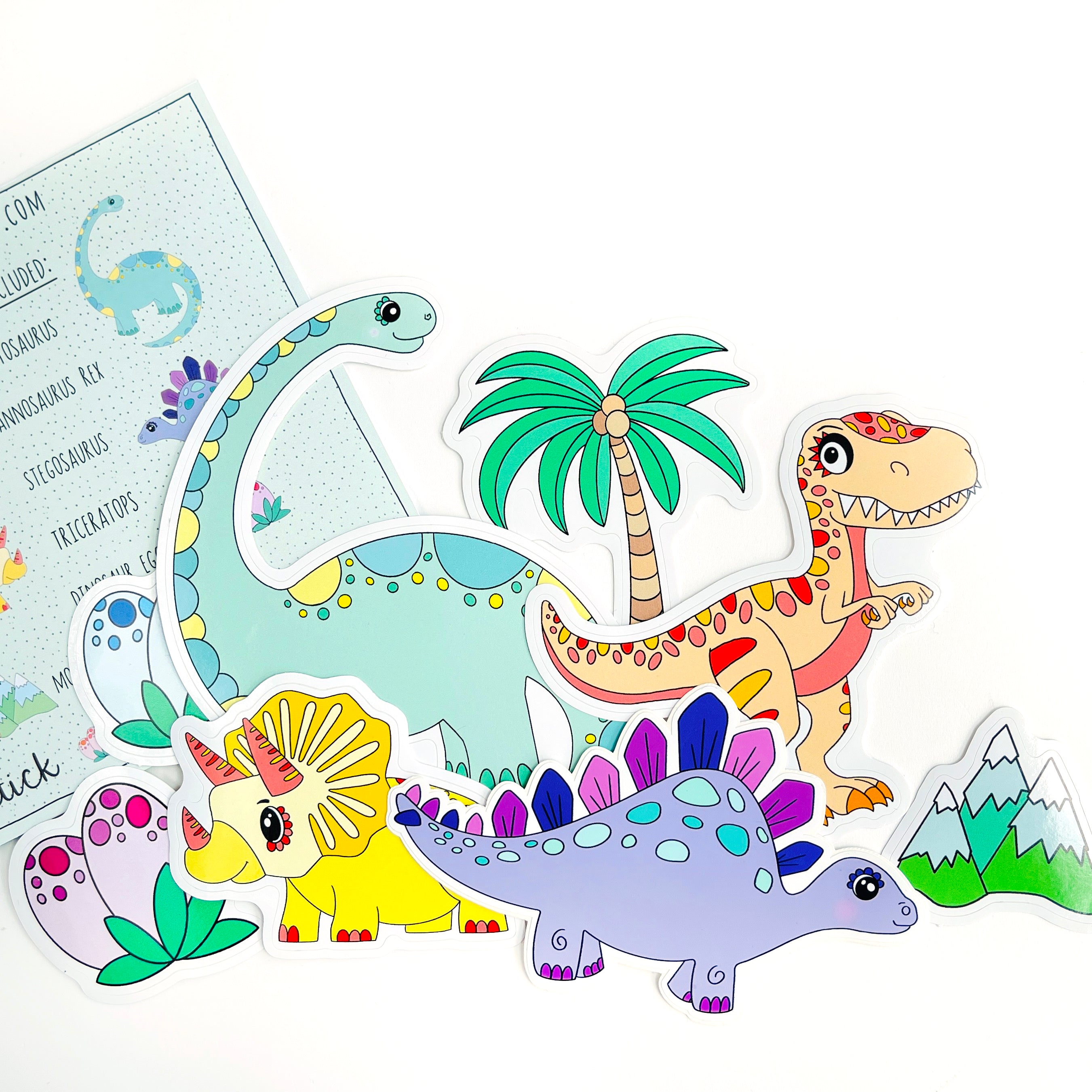 Kids dino stickers - Loubiblu