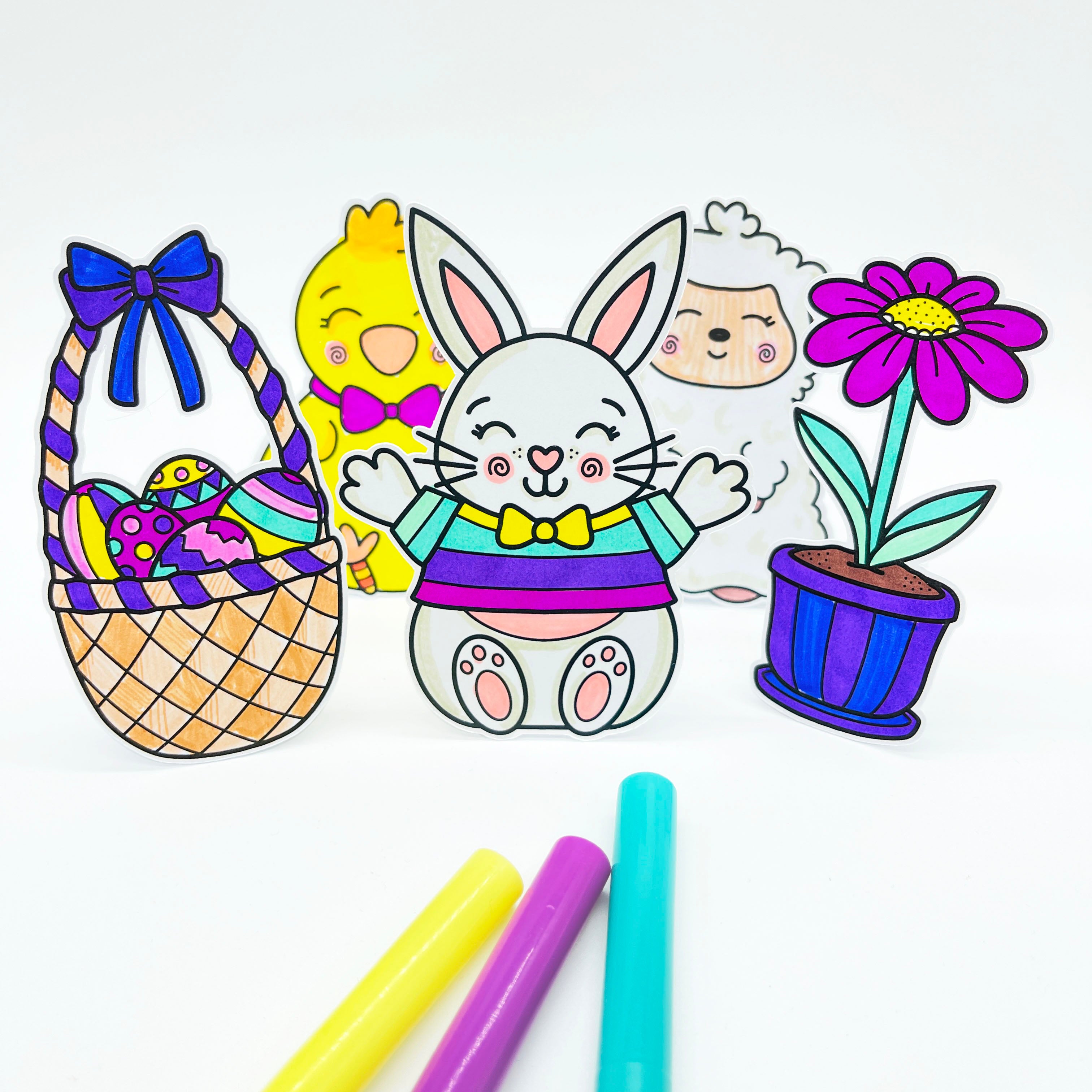 Easter colouring craft