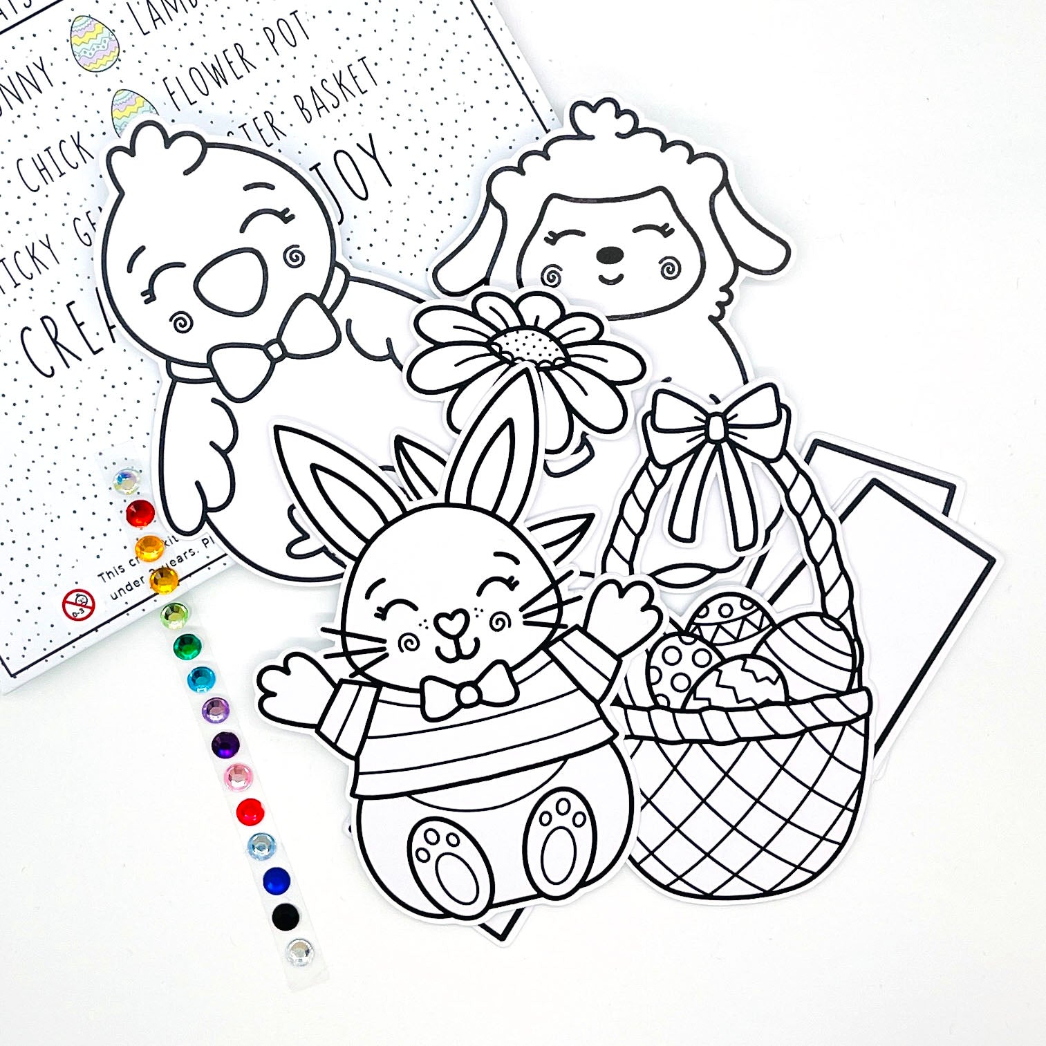 Easter colouring craft