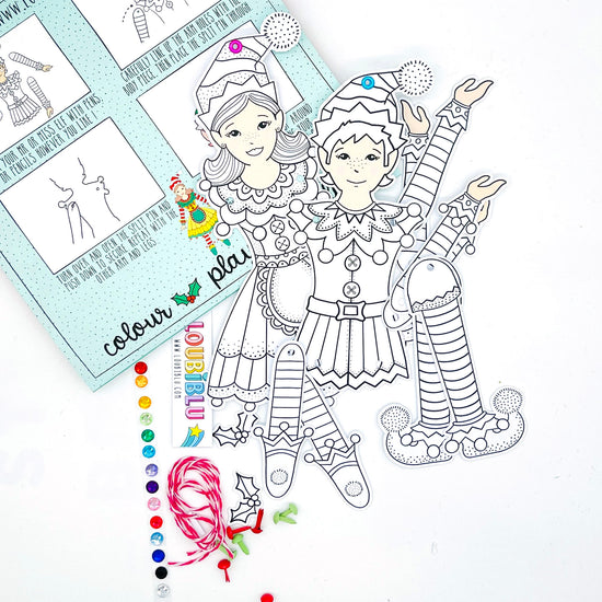 Load image into Gallery viewer, Elf Colouring Kit
