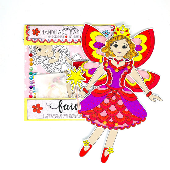 Fairy colouring craft - loubiblu