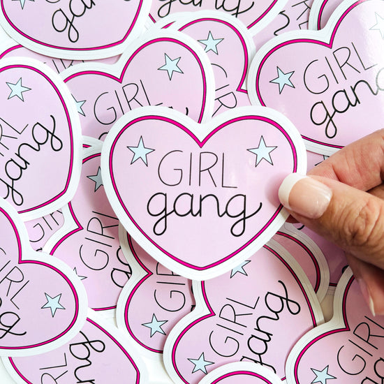 Girl Gang sticker for notebooks - Loubiblu