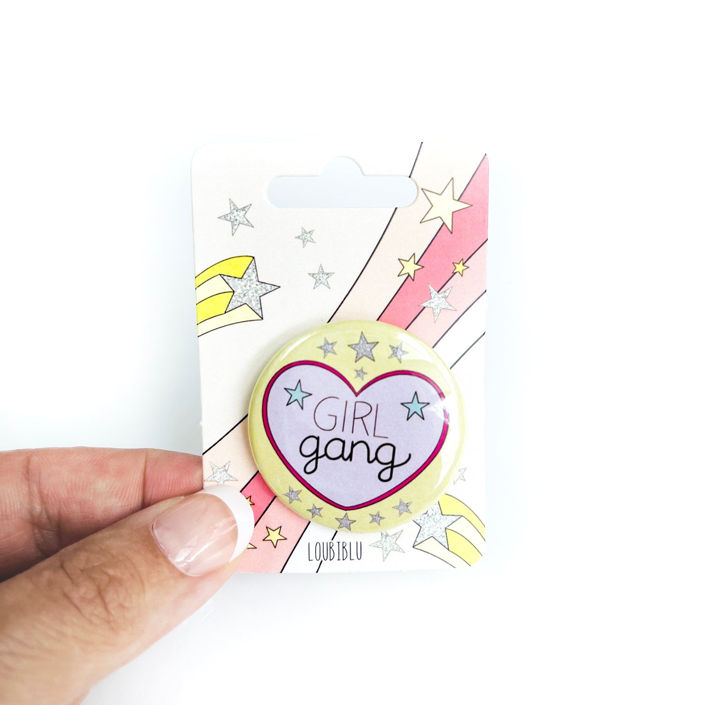 Load image into Gallery viewer, Girl Gang Badge - Loubiblu
