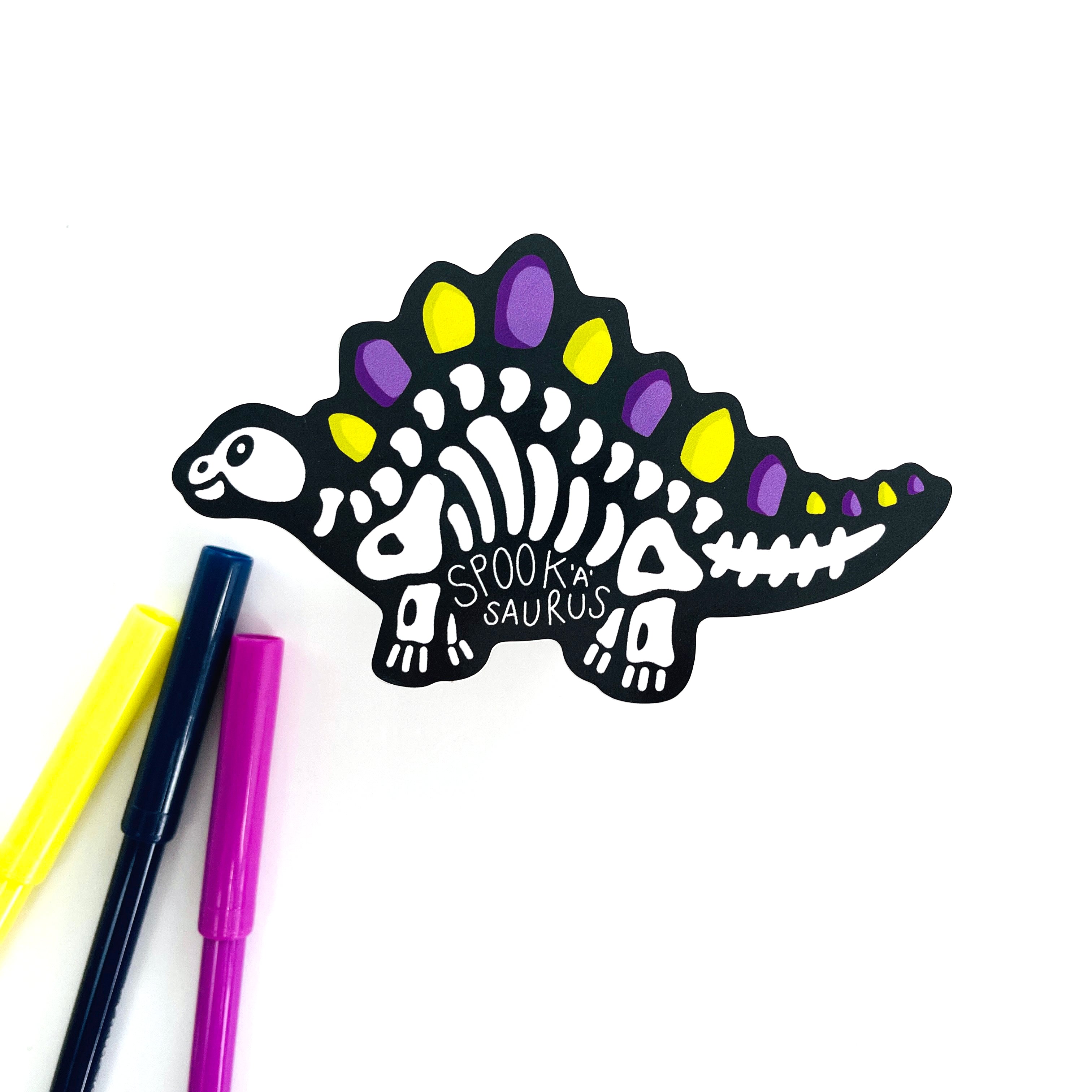 Halloween Dinosaur sticker