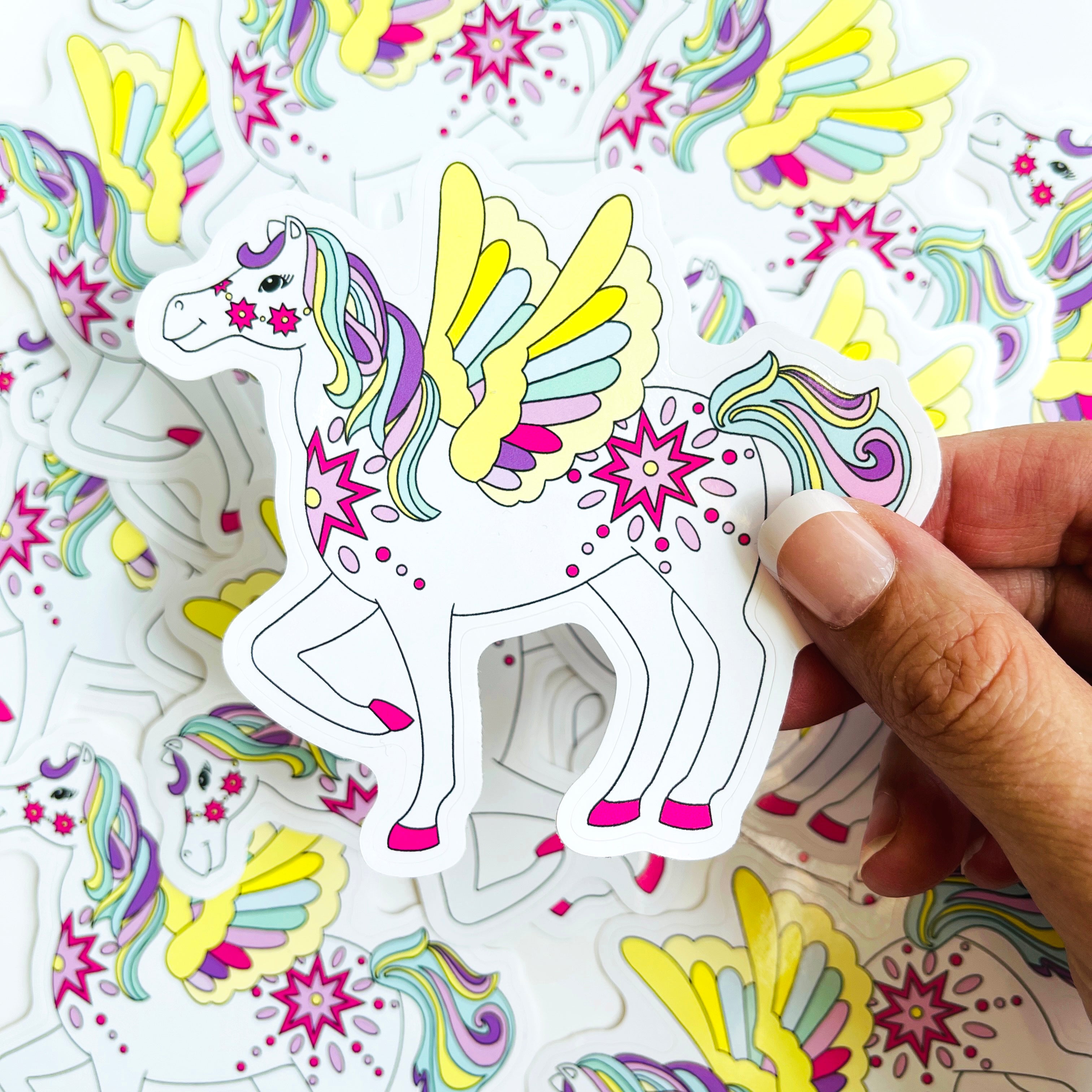 Mythical Pegasus sticker - Loubiblu