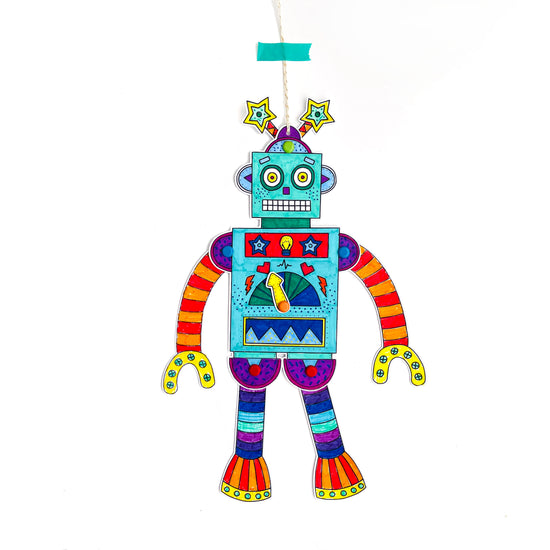 Load image into Gallery viewer, Simple Robot Craft Kit - Loubiblu
