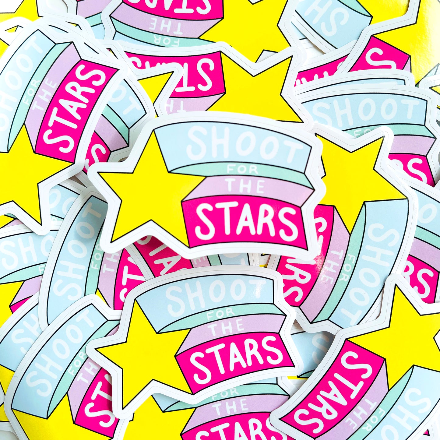 shooting stars aesthetic stickers Sticker for Sale by art-by
