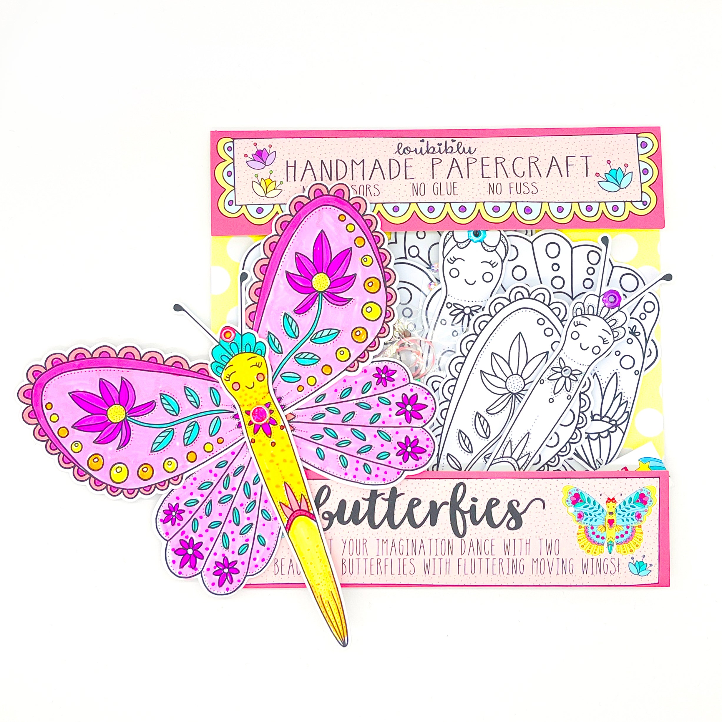 Butterfly Craft Kit - Loubiblu