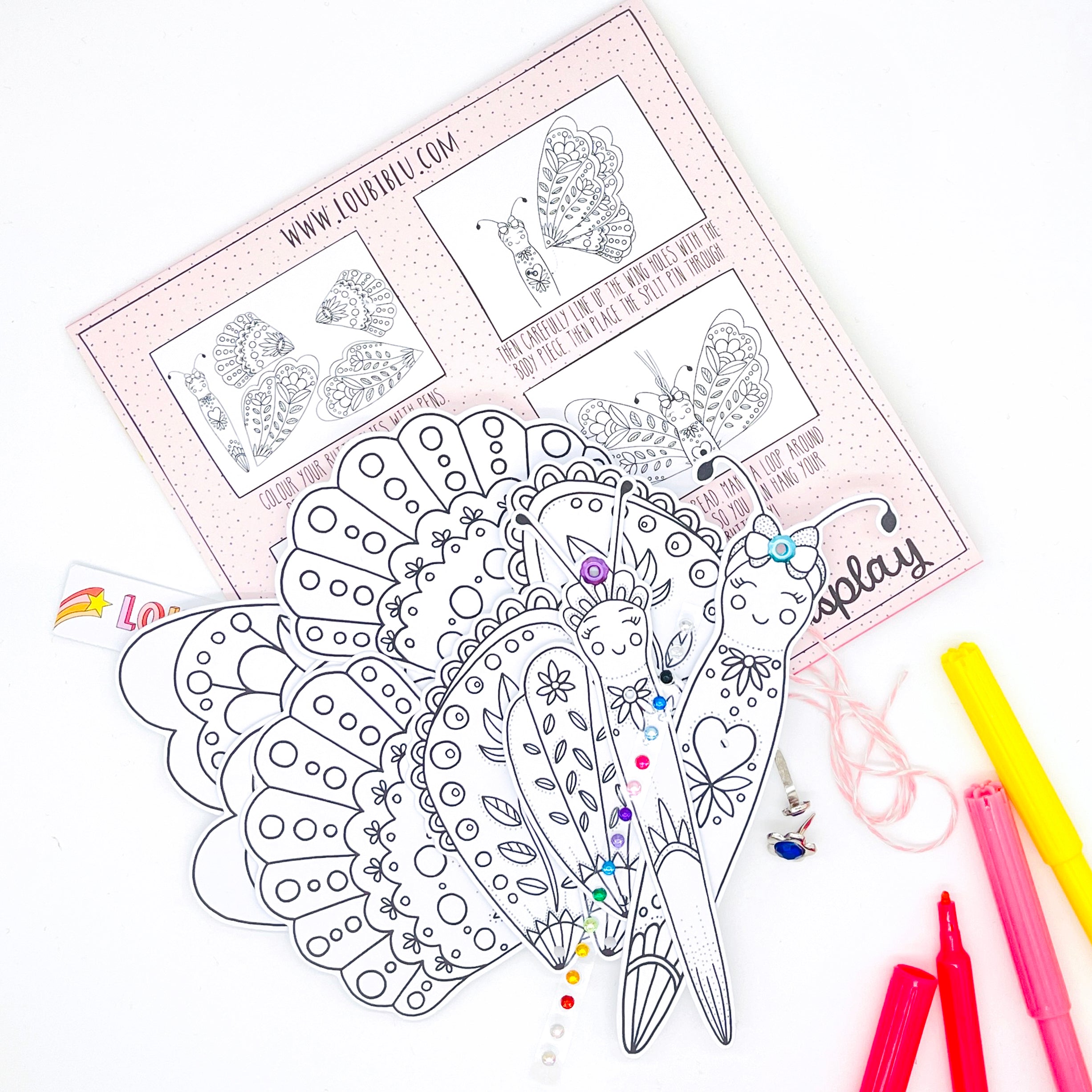 Easy girls Craft Kit - Loubiblu