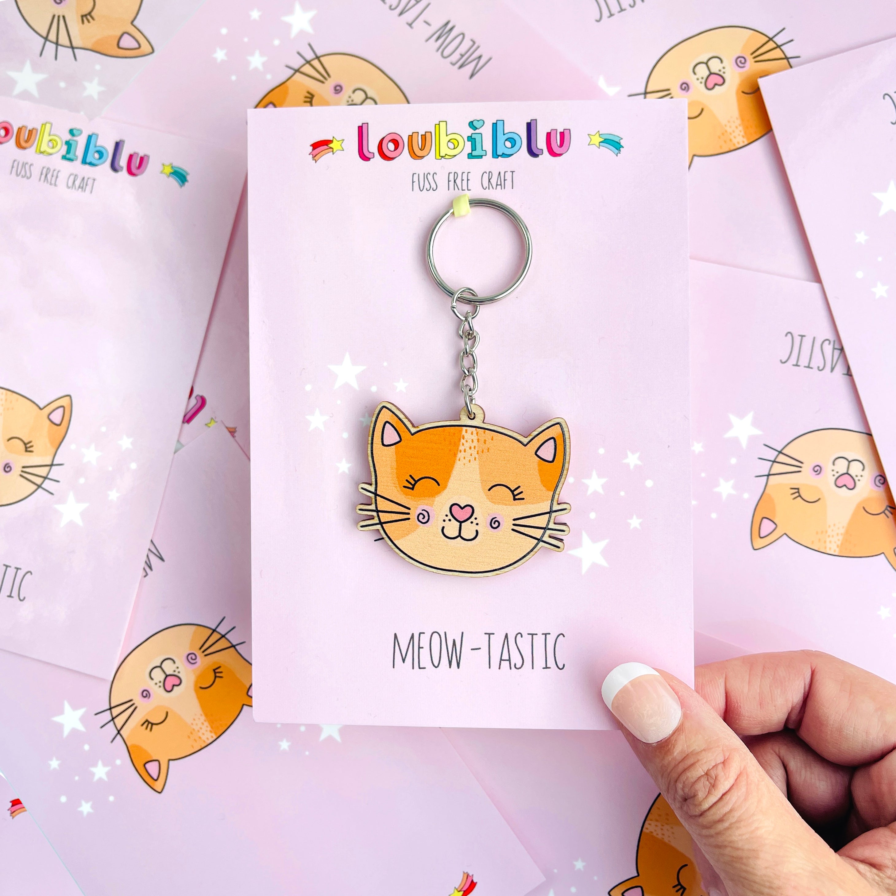 Cat Keyring