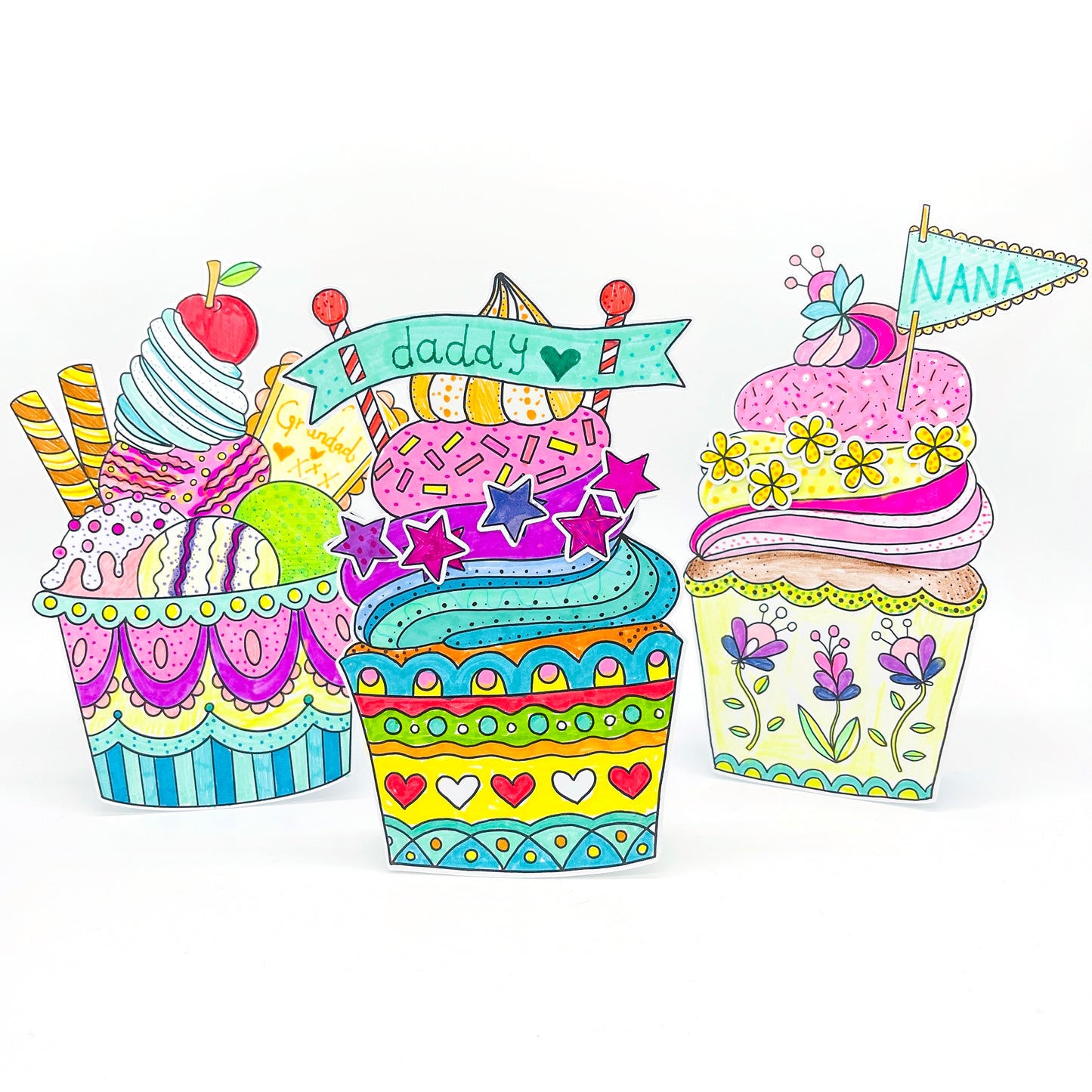 cupcake party craft - Loubiblu