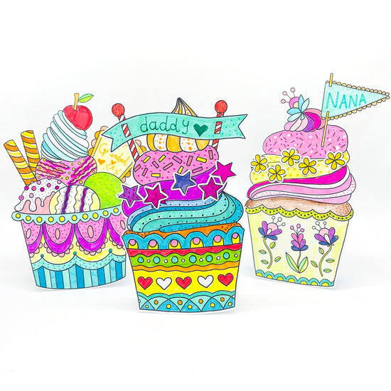 cupcake party craft - Loubiblu