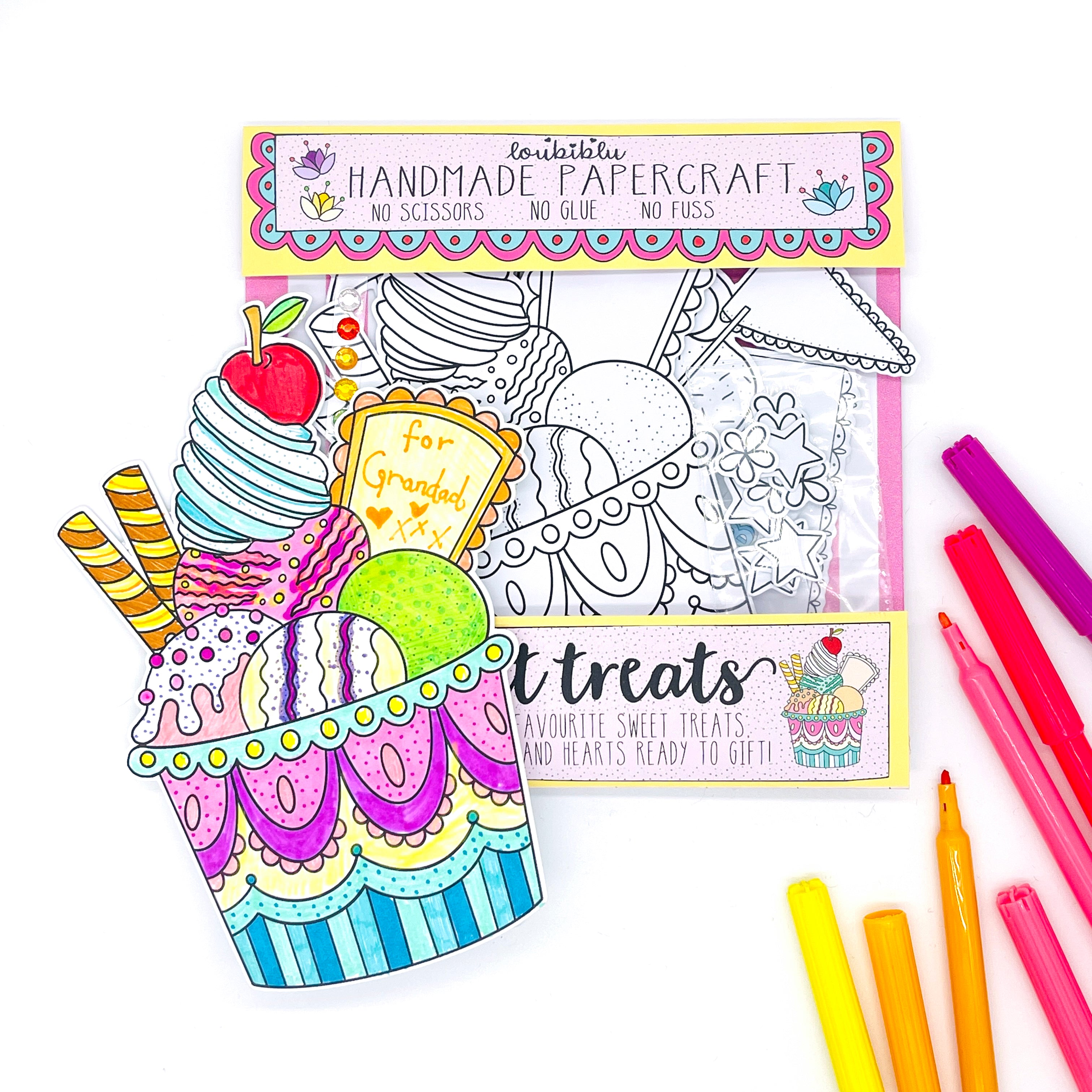 Cupcake Cards - Loubiblu