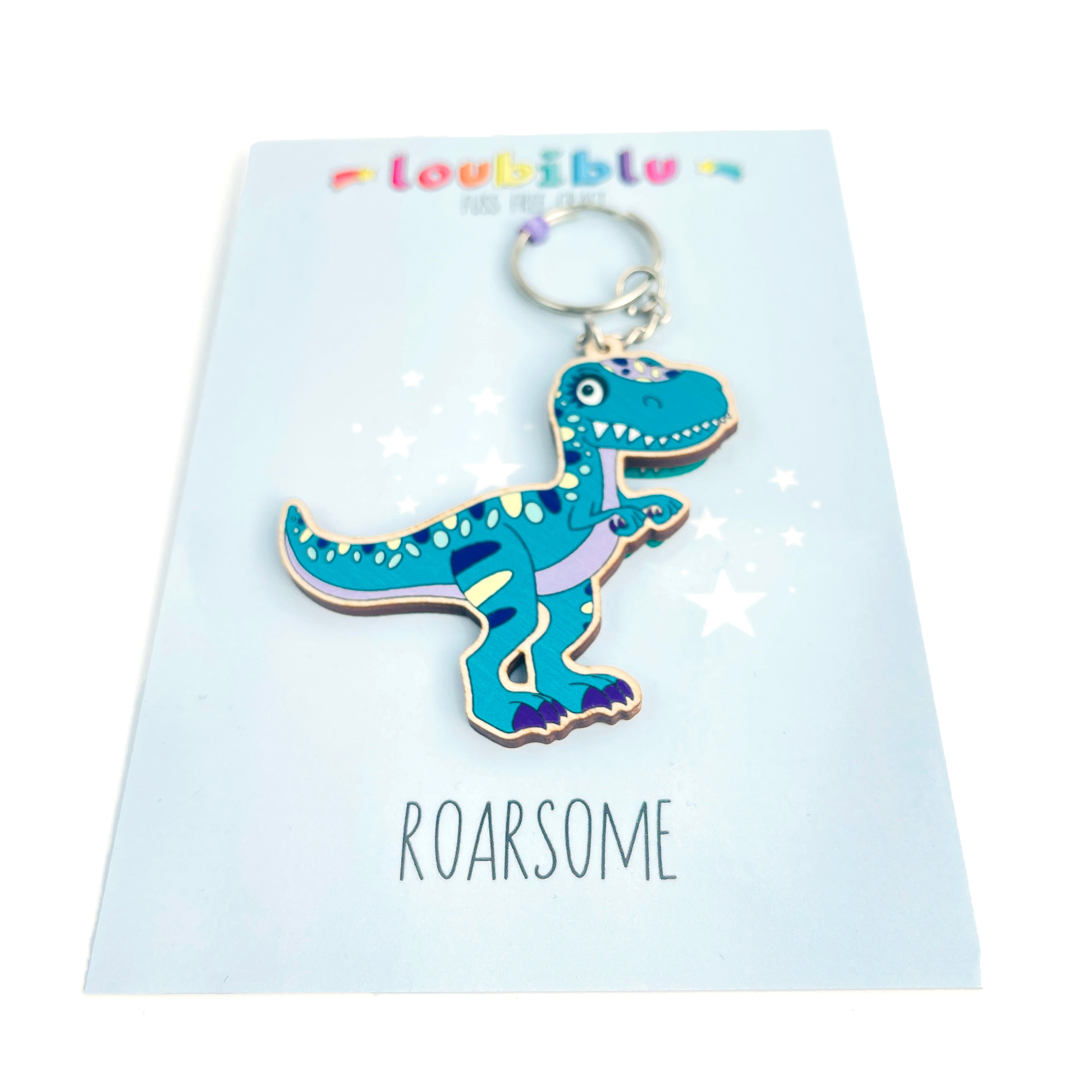 Dinosaur keyring