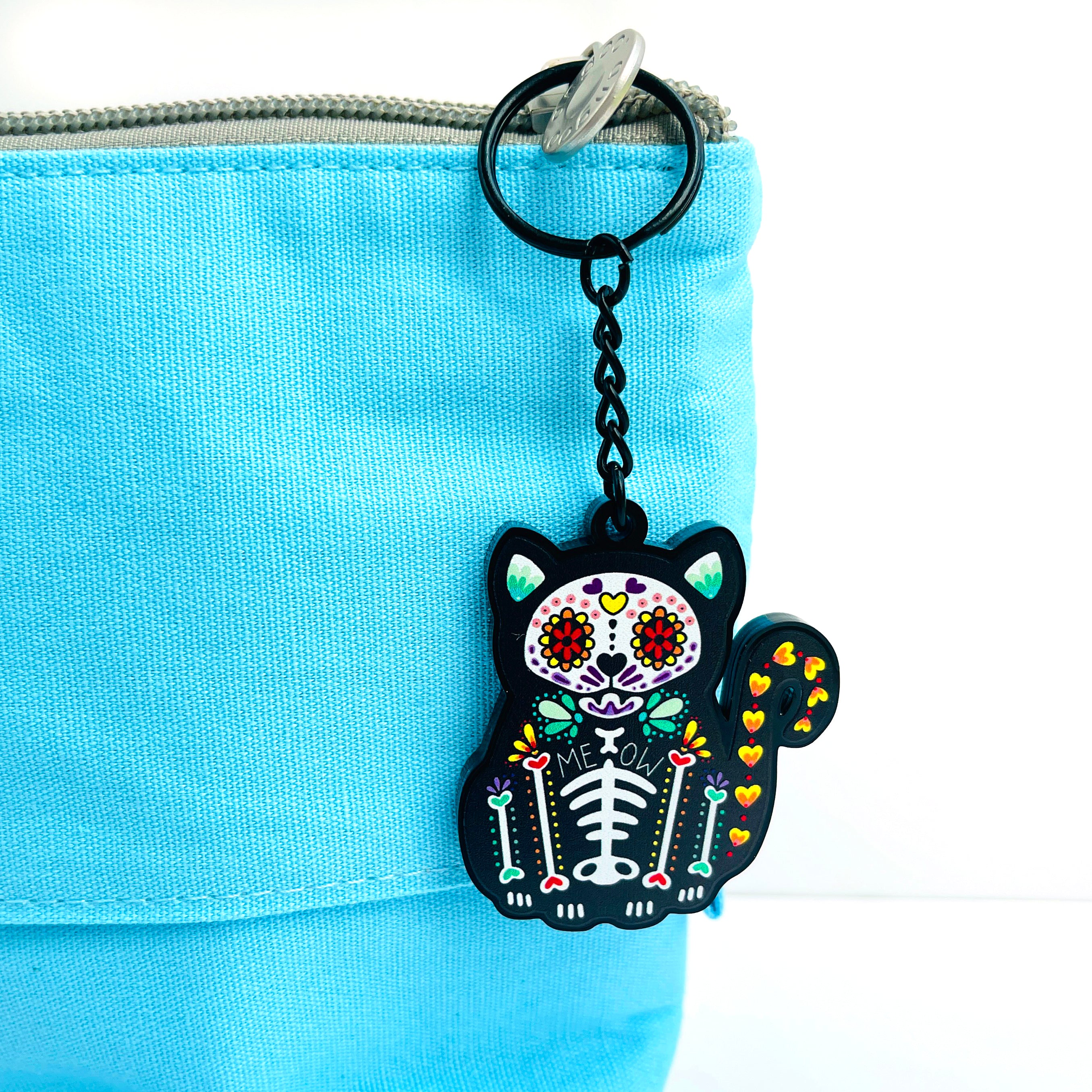 Halloween cat  Keyring