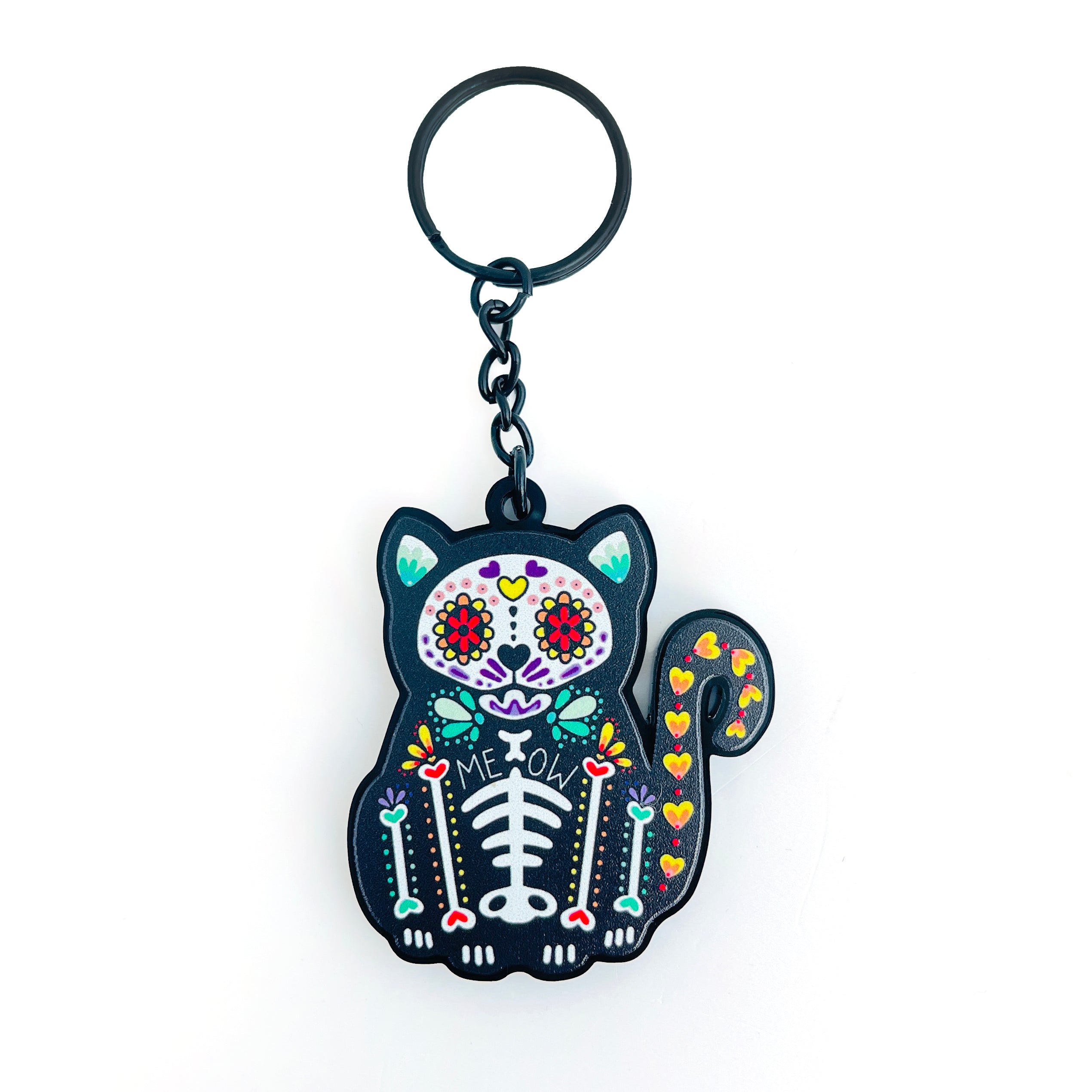 Halloween cat  Keyring