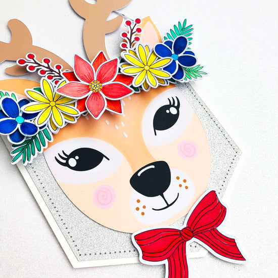 Easy Reindeer craft - Loubiblu