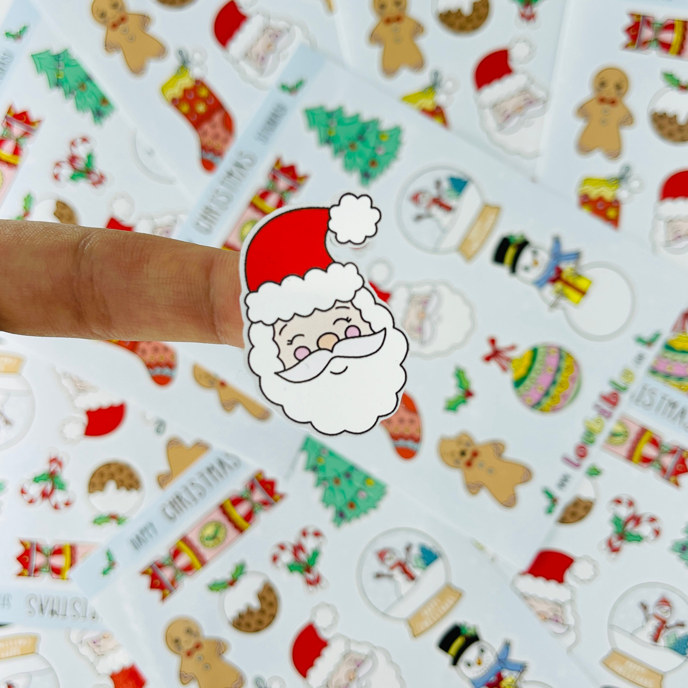 Christmas sticker sheet