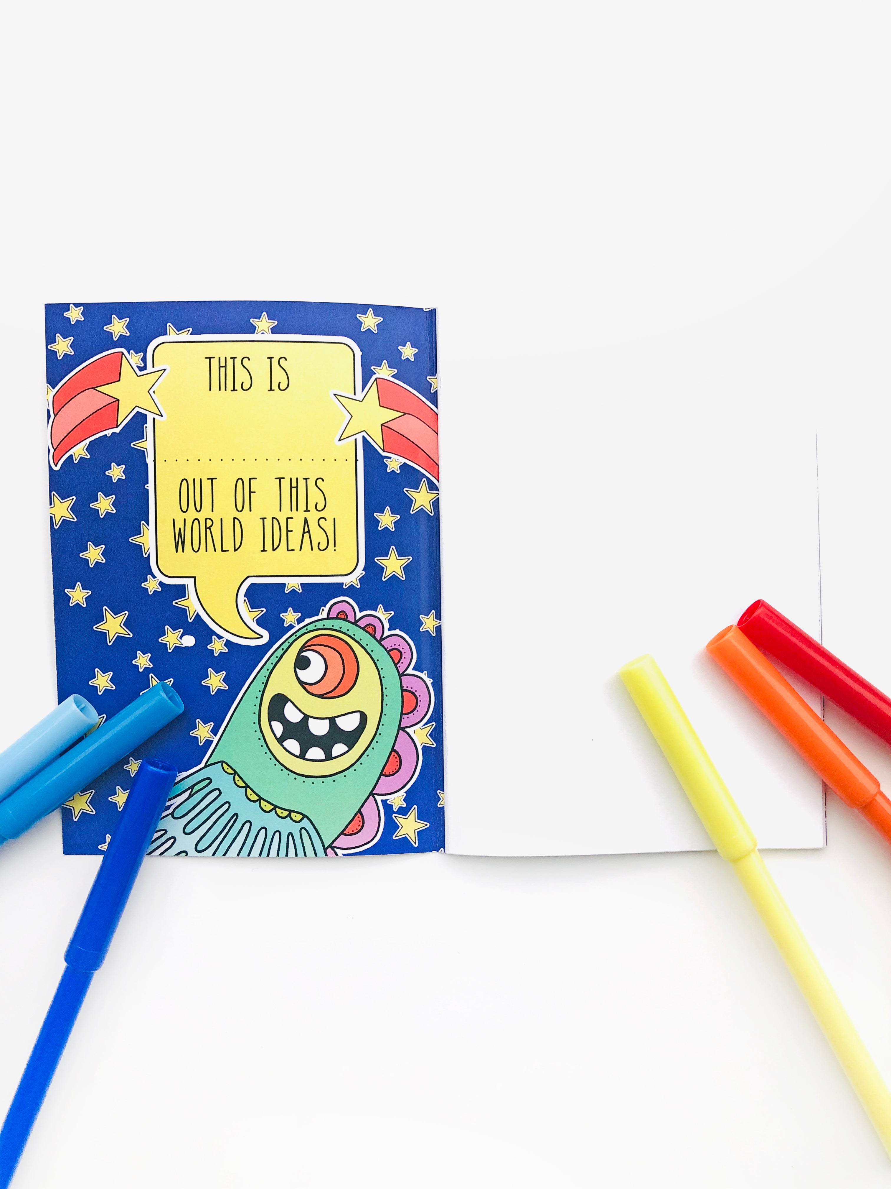 Girls Monster Notebook - Loubiblu