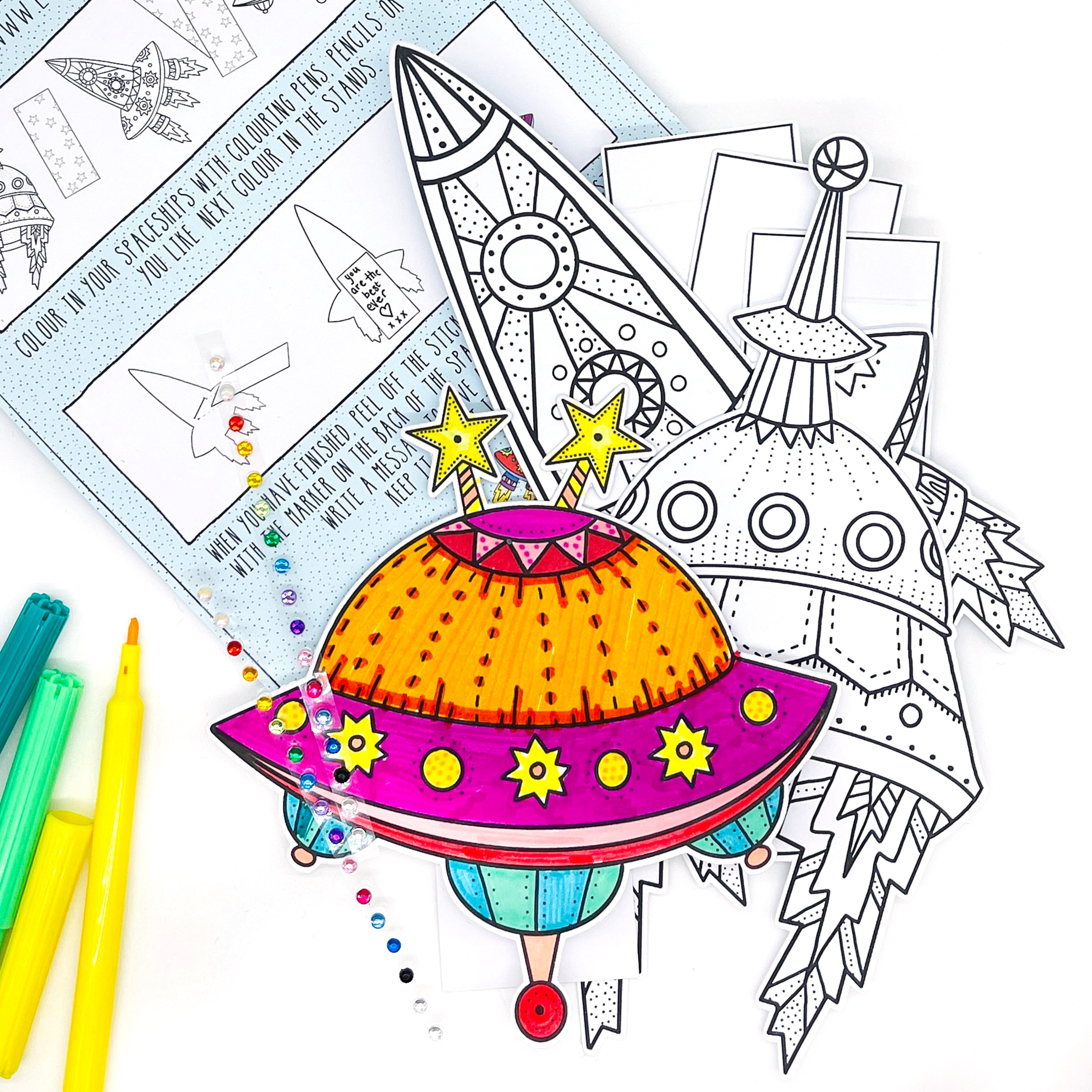 Rocket ship craft kit- Loubiblu