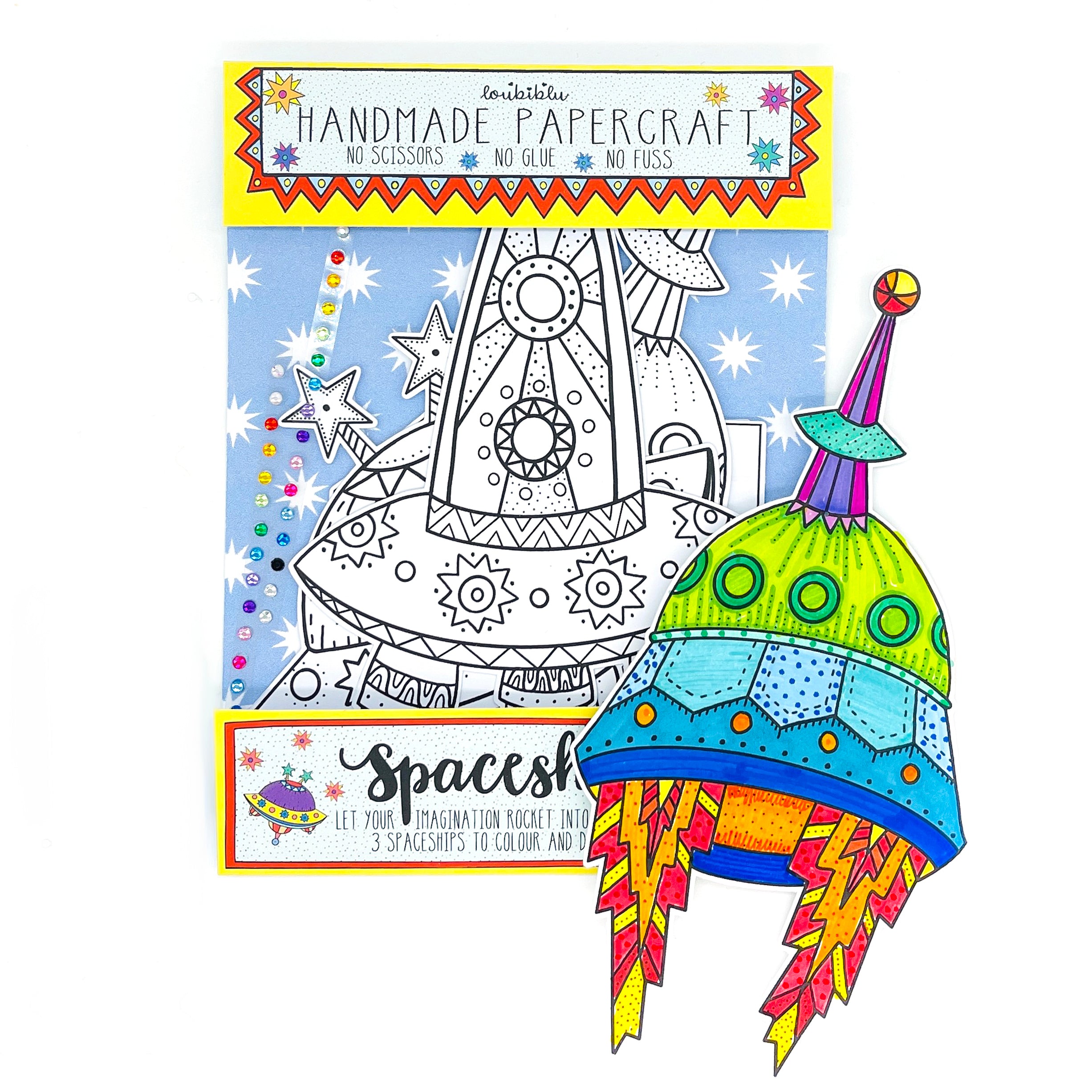 Spaceship colouring  - Loubiblu