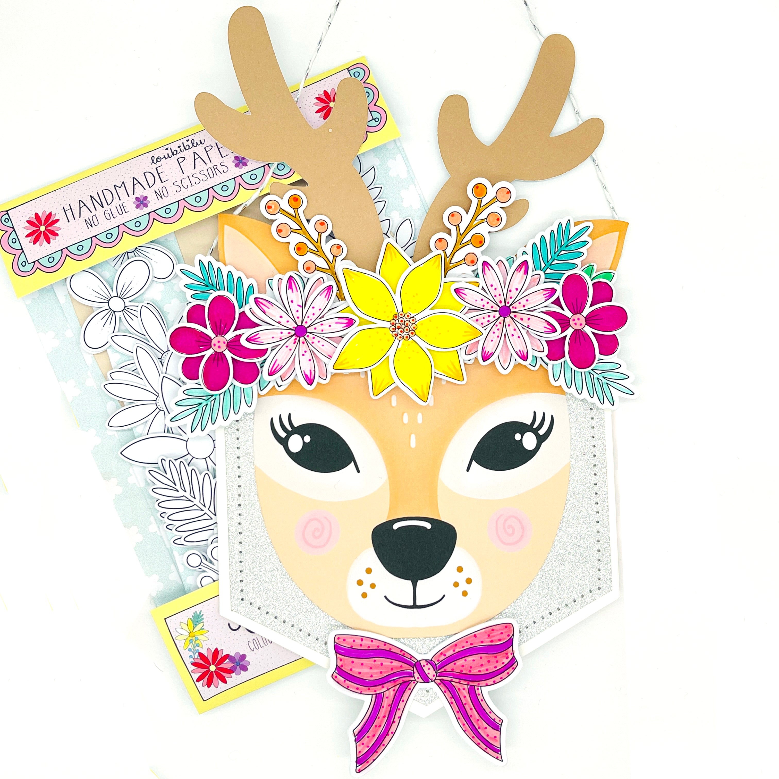 Reindeer craft kit- Loubiblu