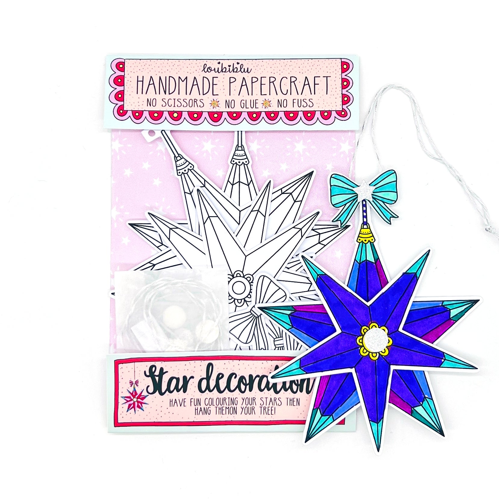 Star colouring craft