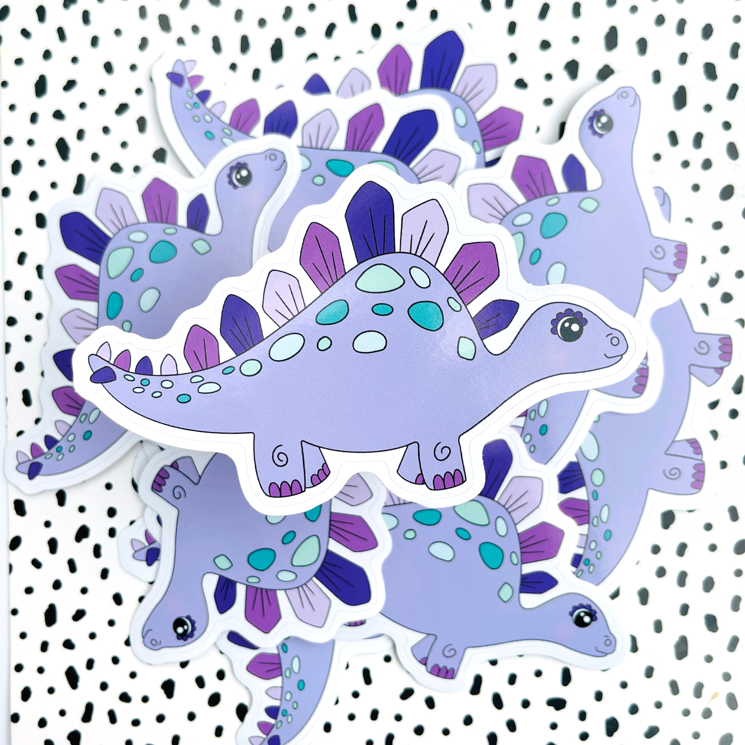 Stegosaurus Dinosaur sticker - Loubiblu